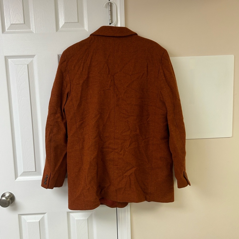 Vintage Lands’ End Women’s Blazer Wool Blend 18 Tall - Picture 5 of 6